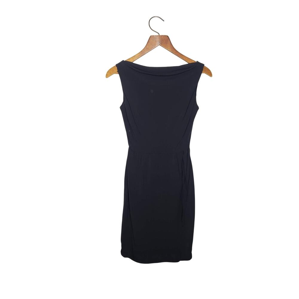 Vintage 60s Dress Black Cocktail Wiggle Sheath Event Handmade
